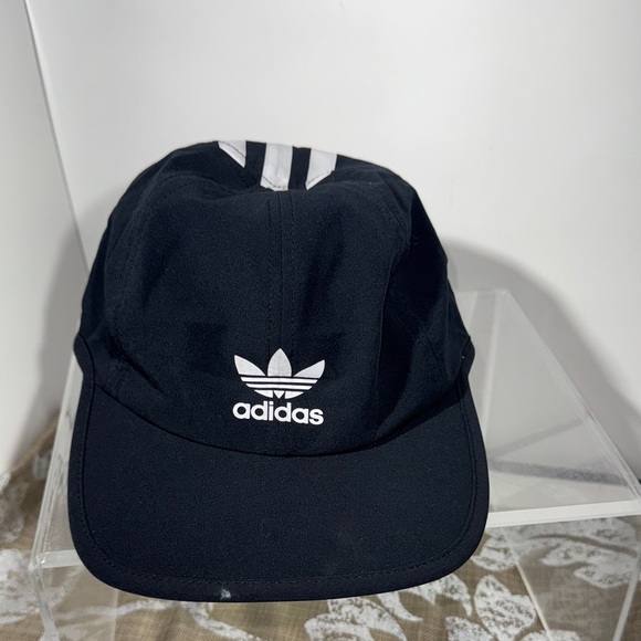 adidas Accessories - Adidas Black Cap with White Trefoil Logo